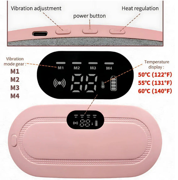 Velve Electric Menstrual Heating Pad & Cramp Relief Massager