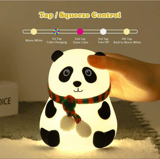 Panda Night Light – Cute, Soft & Soothing Glow